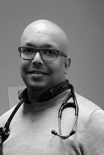 Portrait of Dr. Sivakaran Nagaratnam, known as Dr. Naga